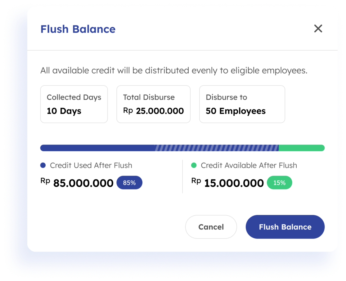 Flush Balance